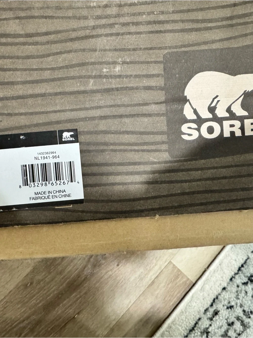 SOREL Crazy cable sweater wedge boot